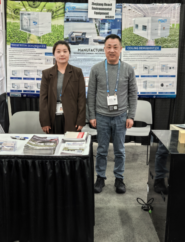 REACT dehumidifier unveiled at booth N15332