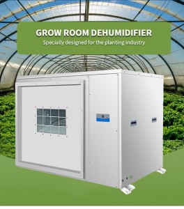 REACT DH-506C 506 pints/240L/63 Gallons Industrial Greenhouse Grow Room Dehumidifier