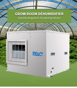 REACT DH-225C 225Pints 106L/D Industrial Greenhouse Dehumidifier