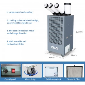 22000BTU Portable Industrial Air conditioner YDH-5500B