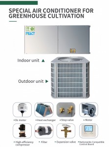 REACT DAC-60 17.5KW Special Air Conditioner for Greenhouse Cultivation ﻿