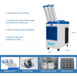 51000BTU Portable Industrial Air conditioner YDH-7000C
