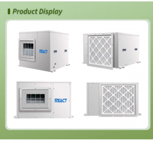REACT DH-225C 225Pints 106L/D Industrial Greenhouse Dehumidifier