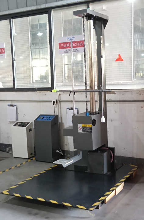 Leading quality! REACT company introduces product drop testing machine