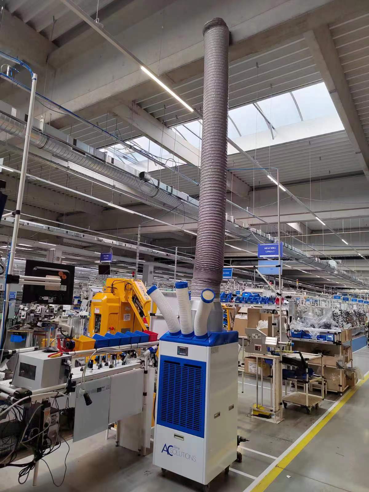 Factory cooling innovation: Why is REACT portable air conditioning better than traditional air conditioning?