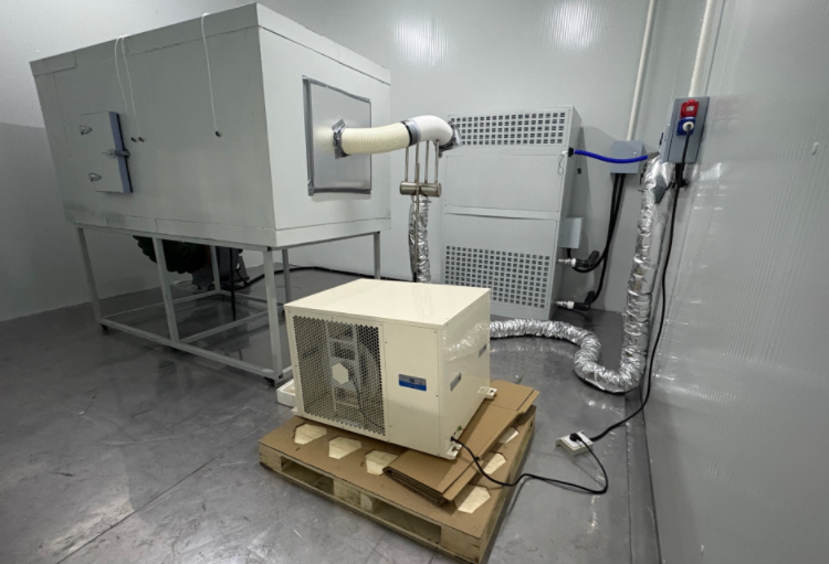 Today’s factory sharing: DH-335A greenhouse dehumidifier national laboratory on-site testing
